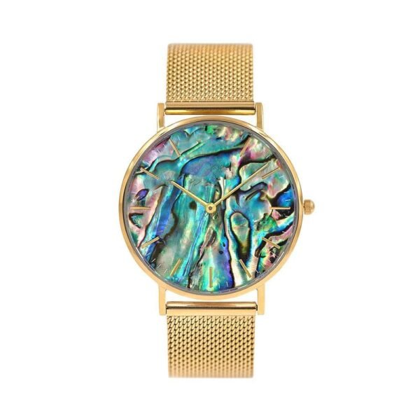 quartz golden watches