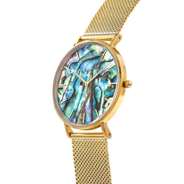 quartz golden watches