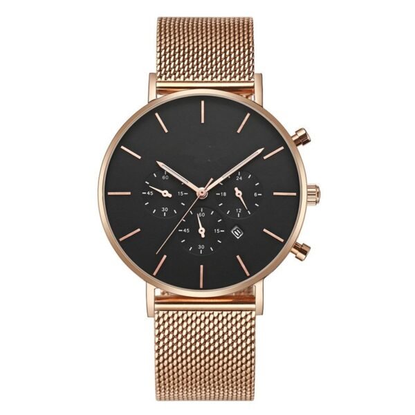 mens rose gold watch