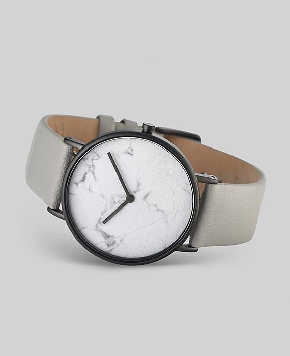 watch with marble face