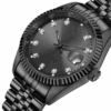 Black watch with diamond