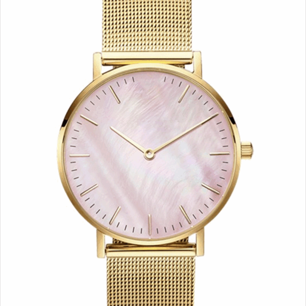 quartz watches gold