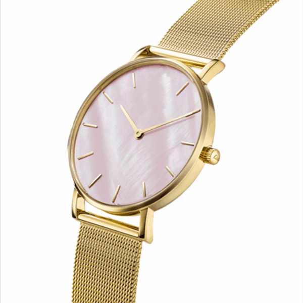quartz watches gold