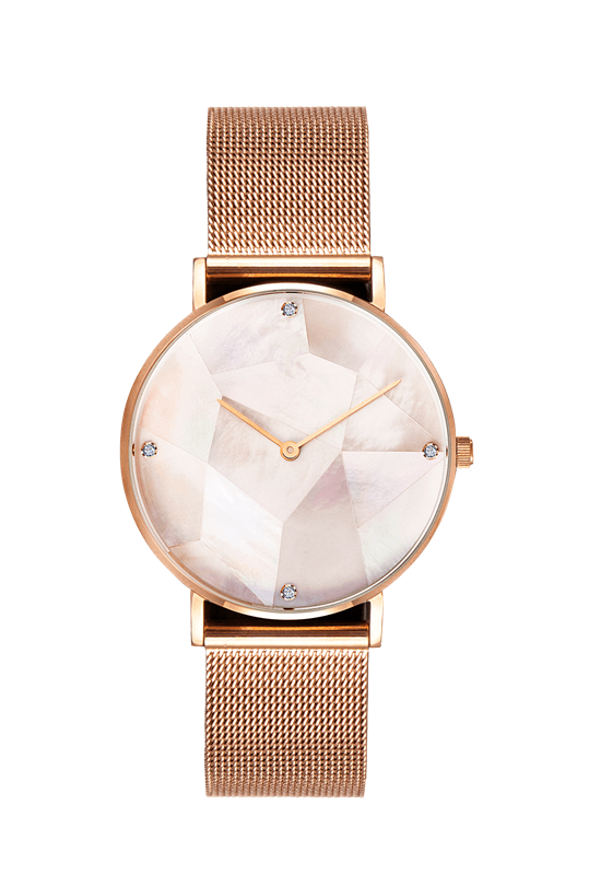 Rose gold watches with diamonds