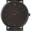 men black stainless steel watch