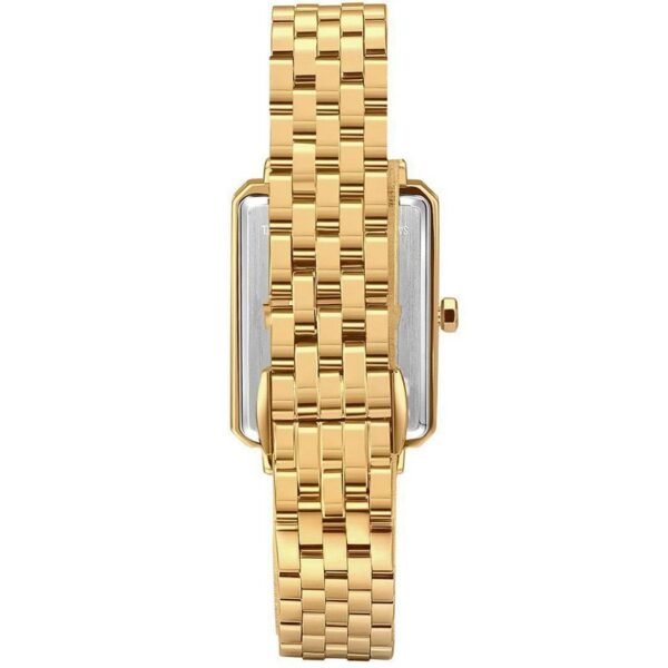 waterproof gold watch