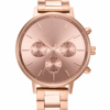 stainless steel rose gold watch